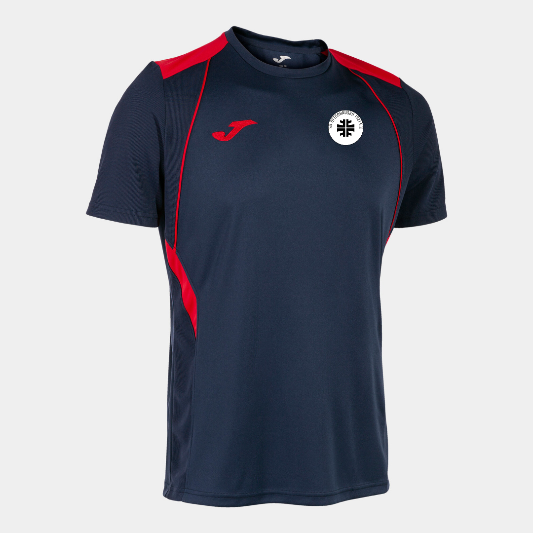 Sportverein Shirt Navy/Rot